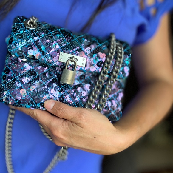 Kurt Geiger Handbags - Kurt Geiger London sequins flap crosb/Shoulder